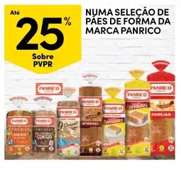 Continente Numa seleção de paes de forma da marca panrico promoção