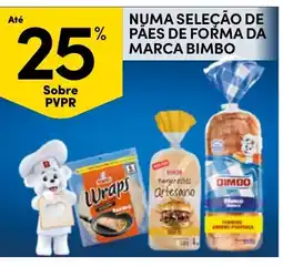 Continente Numa seleção de pães de forma da marca bimbo promoção