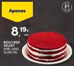 Continente Bolo red velvet promoção