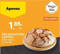 Continente Pão assinatura centeio promoção