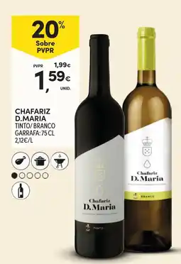 Continente Chafariz d.maria tinto/branco promoção
