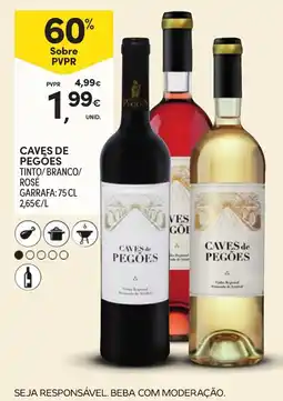 Continente Caves de Pegões Tinto/Branco/Rosé promoção