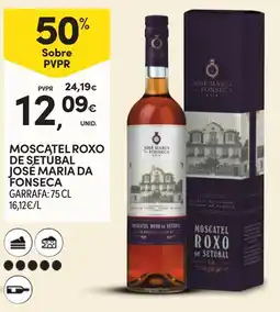 Continente MoscateL Roxo de Setubal Jose Maria da Fonseca promoção