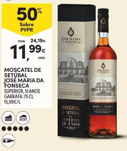 Continente moscatel de setúbal jose maria da fonseca superior promoção