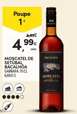 Continente MoscateL de setubal bacalhôa promoção