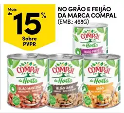 Continente No grão e feijão da marca compal promoção