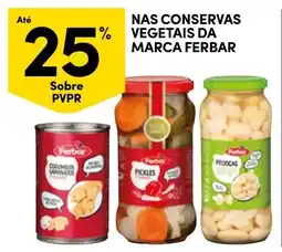Continente Nas conservas vegetais da marca ferbar promoção