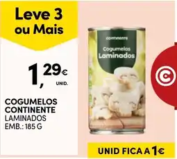 Continente Cogumelos continente promoção