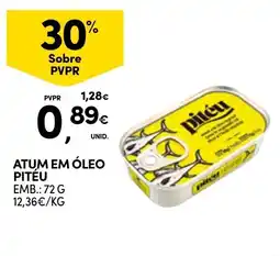 Continente Atum em óleo pitéu promoção