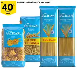 Continente Nas massas das marca nacional promoção