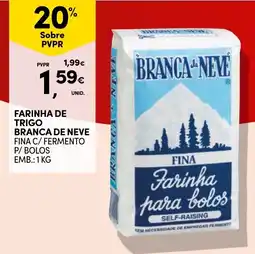 Continente Farinha de trigo branca de neve promoção