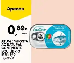 Continente Atum em posta ao natural continente equilíbrio promoção