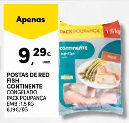 Continente Postas de red fish continente promoção