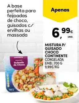 Continente Mistura p/ guisado choco continente promoção