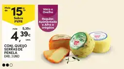 Continente conj. queijo serras de penela promoção