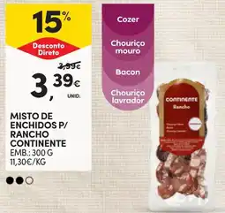 Continente Misto de enchidos p/ rancho continente promoção