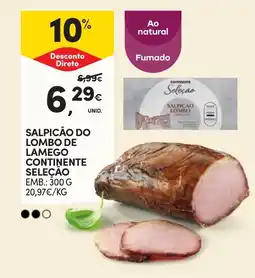 Continente Salpicão do lombo de lamego continente seleção promoção