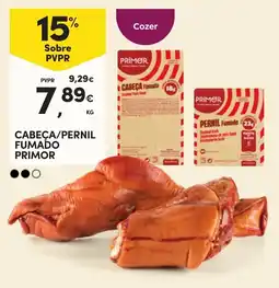 Continente Cabeça/pernil fumado primor promoção