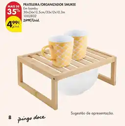 Pingo Doce Prateleira/organizador smukee promoção