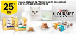 Continente Numa seleção de packs húmidos das marcas gourmet gold e revelations promoção
