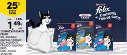 Continente Snack p/gato felix promoção