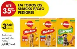 Pingo Doce Pedigree snacks p/cão promoção