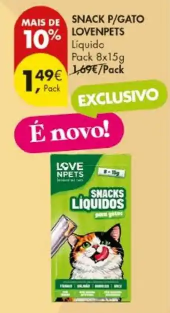 Pingo Doce Snack p/gato lovenpets promoção