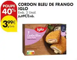 Pingo Doce Cordon bleu de frango iglo promoção