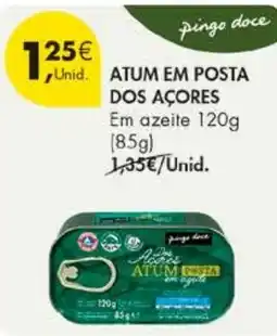 Pingo Doce Atum em posta dos acores promoção