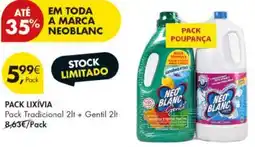 Pingo Doce Pack lixívia neo blanc promoção