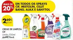 Pingo Doce Creme de limpeza cif promoção