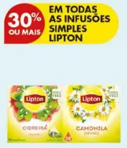 Pingo Doce Lipton infusões simples promoção