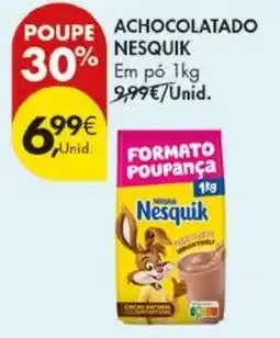 Pingo Doce Achocolatado nesquik promoção