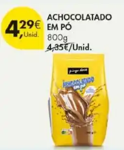 Pingo Doce Achocolatado em pó promoção