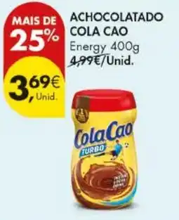Pingo Doce Achocolatado cola cao promoção
