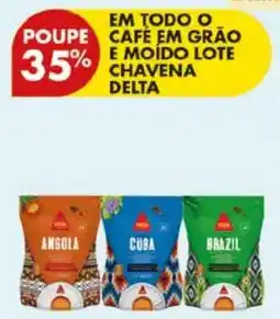 Pingo Doce Café em grão e moído lote chavena delta promoção