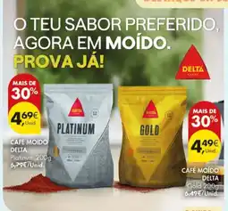 Pingo Doce Café moído delta platinum promoção