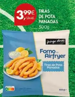 Pingo Doce Forno de Airfryer Tiras de Pota Panadas promoção