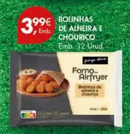 Pingo Doce Forno do Airfryer Bolinhas de alheira e chourico promoção