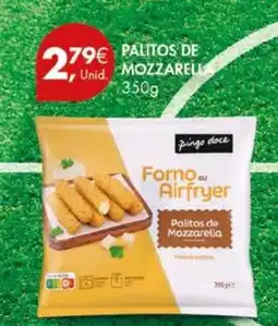 Pingo Doce Pingo doce palitos de mozzarella promoção