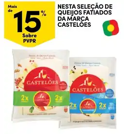 Continente Nesta seleção de queijos fatiados da marca casteloes promoção