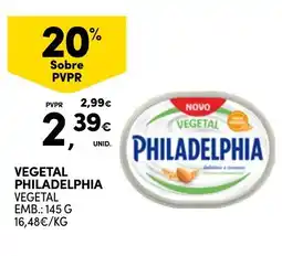 Continente Vegetal philadelphia promoção