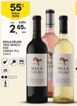 Continente Mula velha promoção