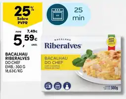 Continente Bacalhau riberalves do chef promoção