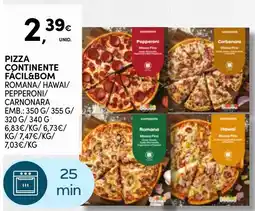 Continente Pizza continente facil&bom promoção