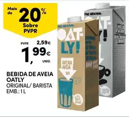 Continente Bebida de aveia oatly promoção