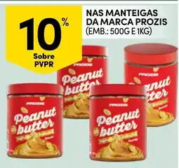 Continente Nas manteigas da marca prozis promoção