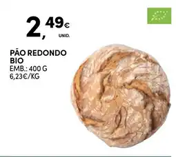Continente Pão redondo bio promoção