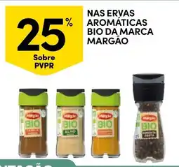 Continente Nas ervas aromáticas bio da marca margão promoção