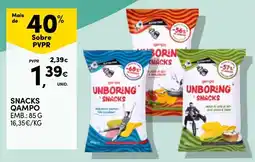 Continente Snacks qampo promoção